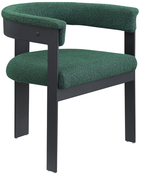 Romeo - Boucle Dining Chair With Black Base (Set of 2)