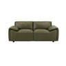 Tanner - Leather Loveseat With Padded Arms