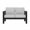 Patio All-Weather Loveseat With Thick Cushions