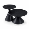 2 Piece Coffee Round Table Set