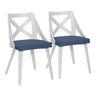 Charlotte - Farmhouse Chair (Set of 2) - White Textured Wood