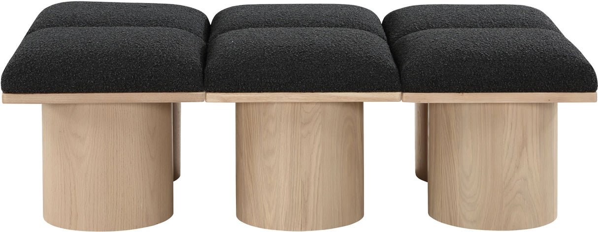 Pavilion - 6 Piece Modular Bench With Natural Base