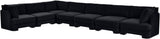 Hammond - Velvet Performance Fabric Upholstered 7 Piece Sectional