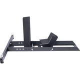 Heavy Duty Adjustable Motorcycle Stand / Wheel Chock 1800 Lb Capacity - Black