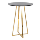 Cosmo - Counter Table - Gold Metal