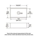 Kitchen Sink Workstation, Single Bowl - White