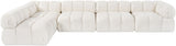 Orin - Velvet 5 Piece Modular Sectional