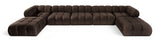 Orin - 7 Piece Modular Sectional (3 Modular Chairs, 2 Corner Chairs & 2 Ottomans)
