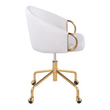 Claire - Task Chair - Gold Base