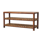 Regency - Woven 2 Slot Shoe Rack - Brown