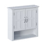 Multi Functional Wall Mounted Cabinet With Adjustable Shelves For Bathroom