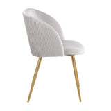 Luna - Pleated Contemporary Chair (Set of 2)