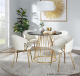 Canary - Cosmo Dining Table - Gold Base