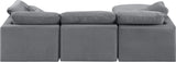 Indulge - Velvet 4 Piece Modular Sectional With Chaise