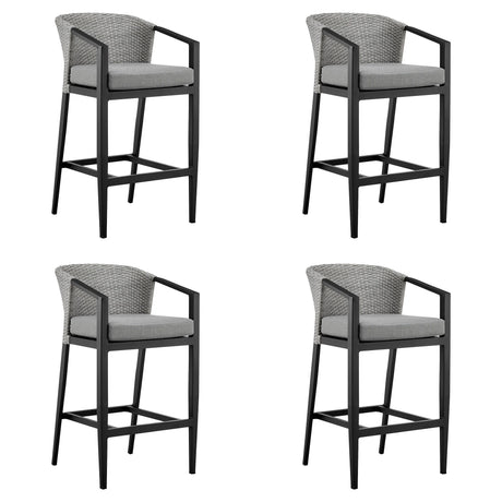 Palma - Outdoor Patio Counter Height Bar Stool Set