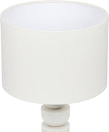 Opus - Linen Textured Fabric And Brass Table Lamp