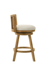 Harper - 26" Amber Glow Counter Height Rubberwood Swivel Barstool