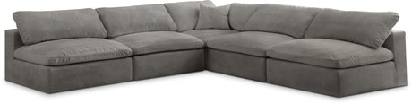 Cozy - 5 Piece Modular Corner Armless Sectional
