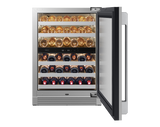 Dacor DRW24G7500APDA wine cellar SteelCool interior detail