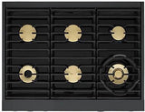 Dacor DOP36C86DLM/DA 36 inch dual fuel range graphite stainless steel - detail product photo