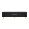 TV Stand For TVs, Media Console With 4 Spacious Cabinets For Living Room