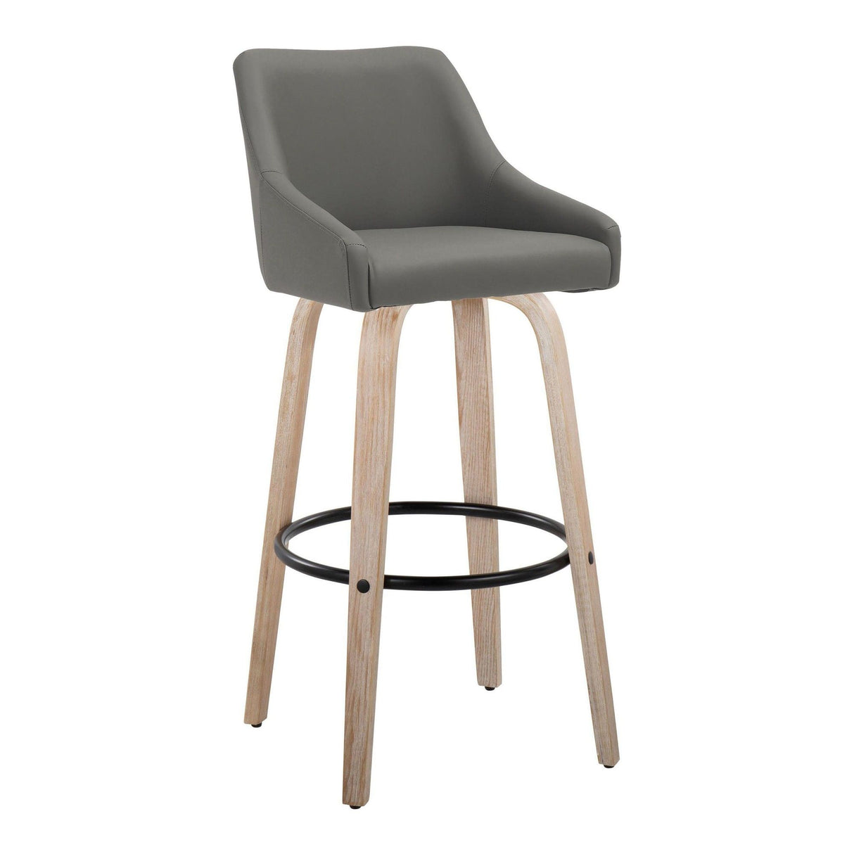 Hannah - 30" Fixed-Height Barstool With Swivel (Set of 2)
