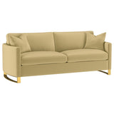 Corliss - Upholstered Arched Arm Sofa Set