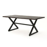 Rolando - Outdoor Aluminum Dining Table With Steel Frame
