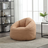 Bedding Bean Bag Sofa Chair High Pressure Foam With Footrest