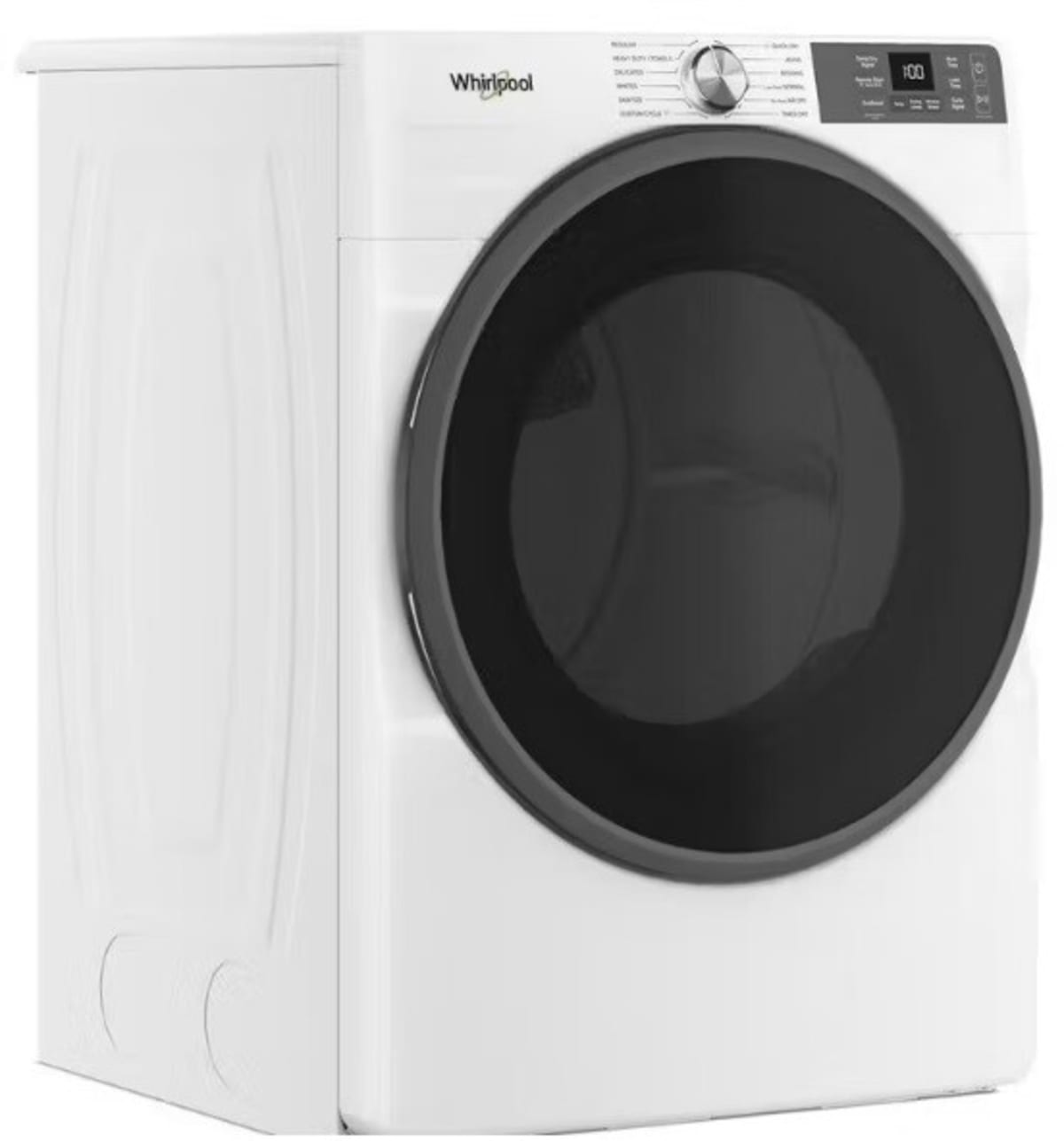 Whirlpool WGD5720RW smart gas dryer control panel