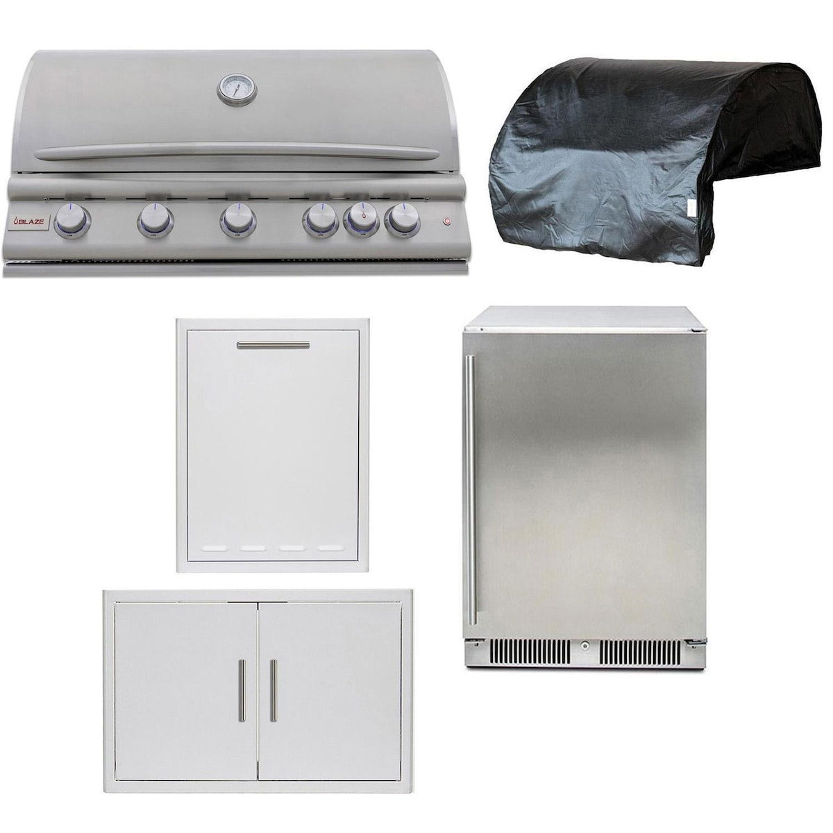 Blaze LTE+ 5-Piece 40-Inch Propane Outdoor Kitchen Package