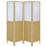 Mattison - 4-Panel Room Divider Folding Shoji Screen