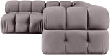 Orin - Fabric Velvet 4 Piece Modular Sectional