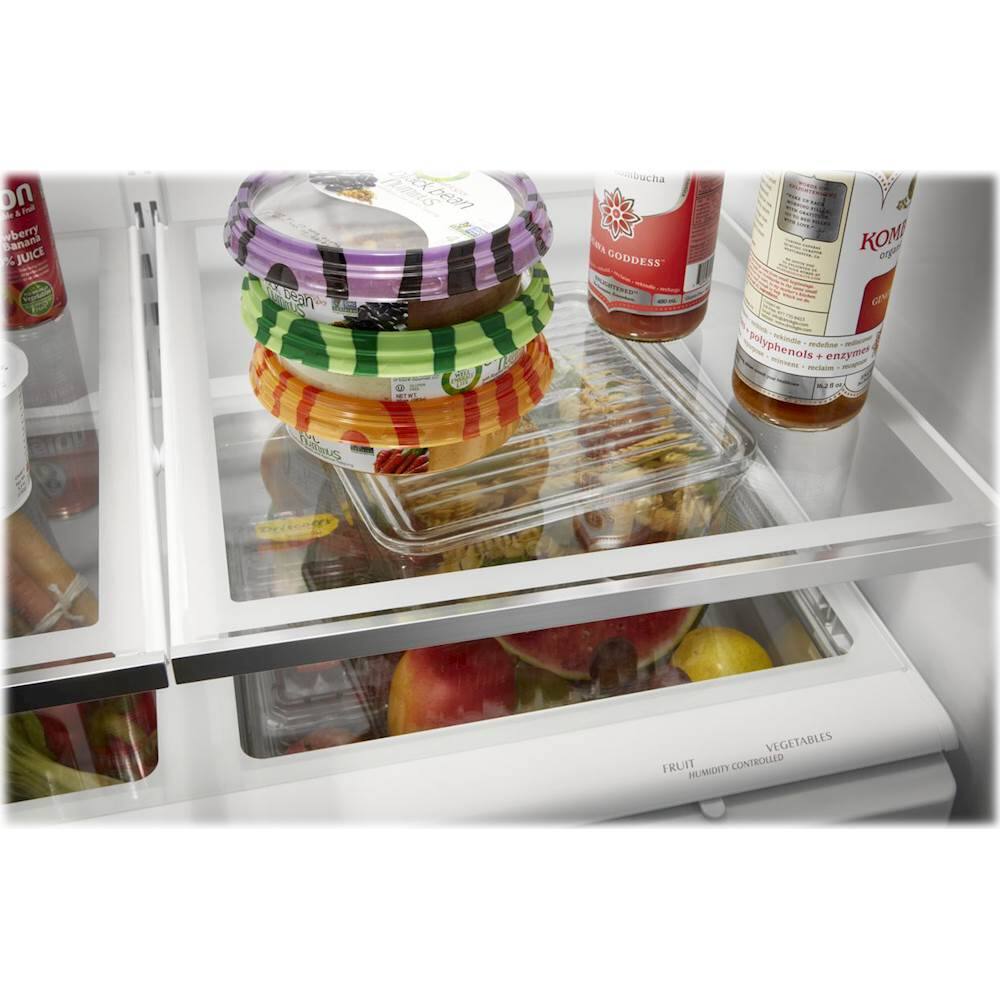 Whirlpool WRF540CWHV interior shelves