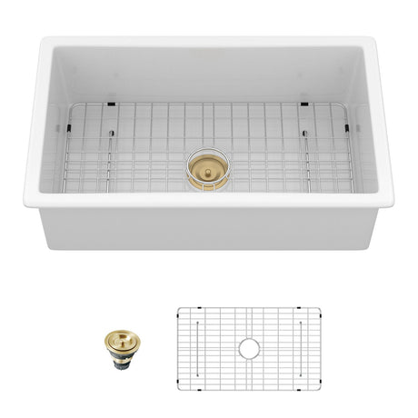 Rectangular Deep Single Bowl Kitchen Sink