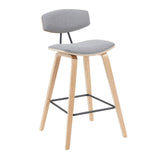 Fox - Swivel Bar Height Stool - Light Brown
