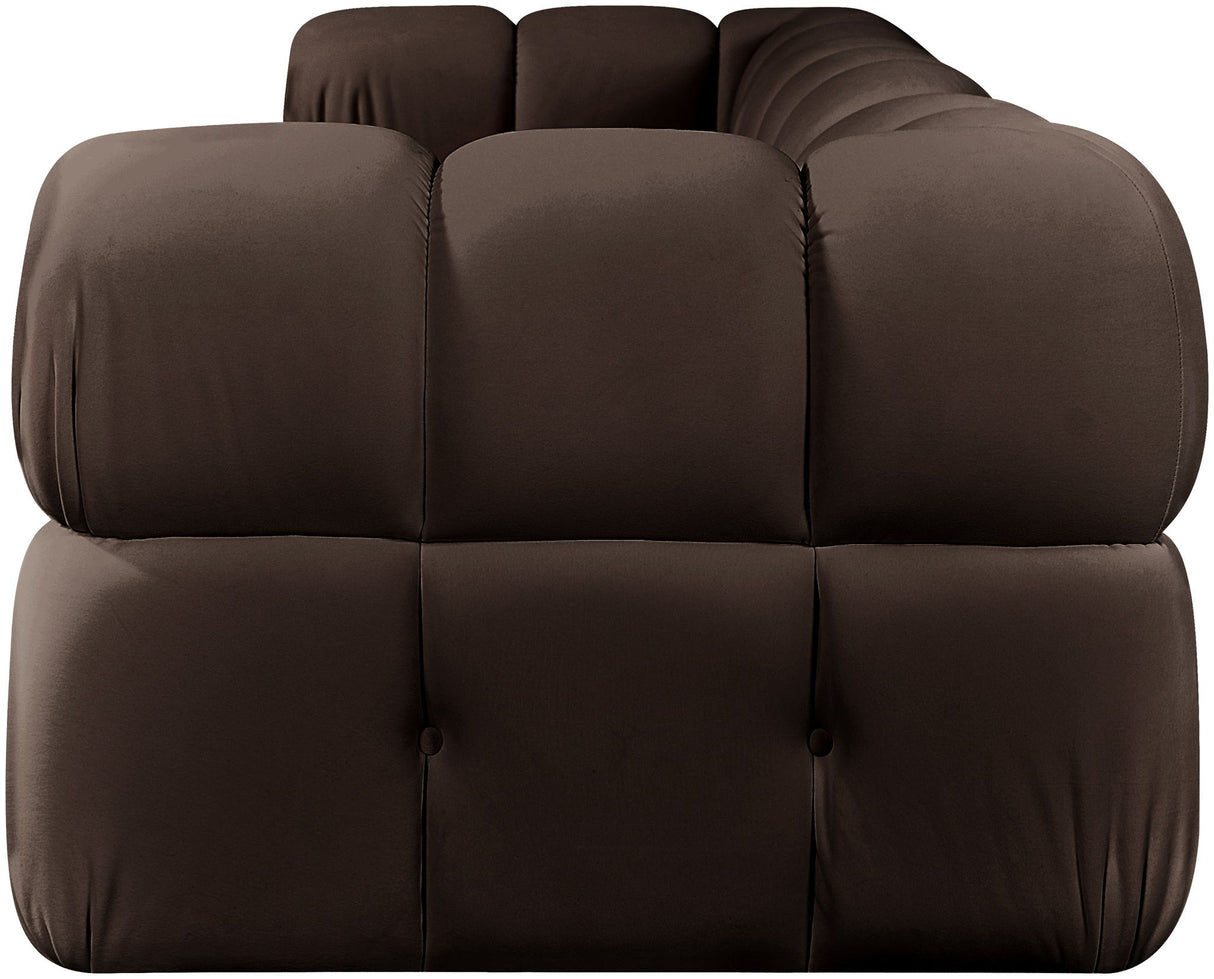 Orin - Velvet Performance Fabric Upholstered 3 Piece Modular Sofa