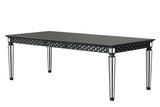 Varian II - Dining Table - Mirrored & Black