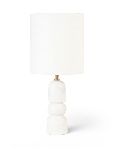 Paros - Base And Linen Textured Fabric Shade Table Lamp