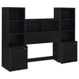 Geary - 3 Piece Bedroom Set With Bookcase Headboard