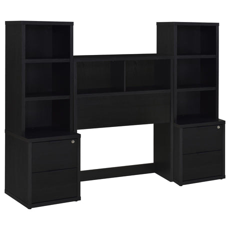 Geary - 3 Piece Bedroom Set With Bookcase Headboard