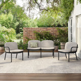 Luna - Outdoor Patio 3 Pieces Chat Set
