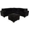 Modern Sectional Set With Cocktail Ottoman