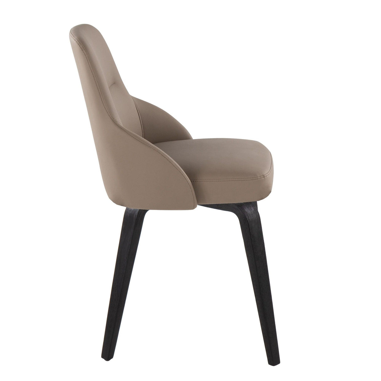 York - Upholstered Chair (Set of 2) - Black Wood Legs