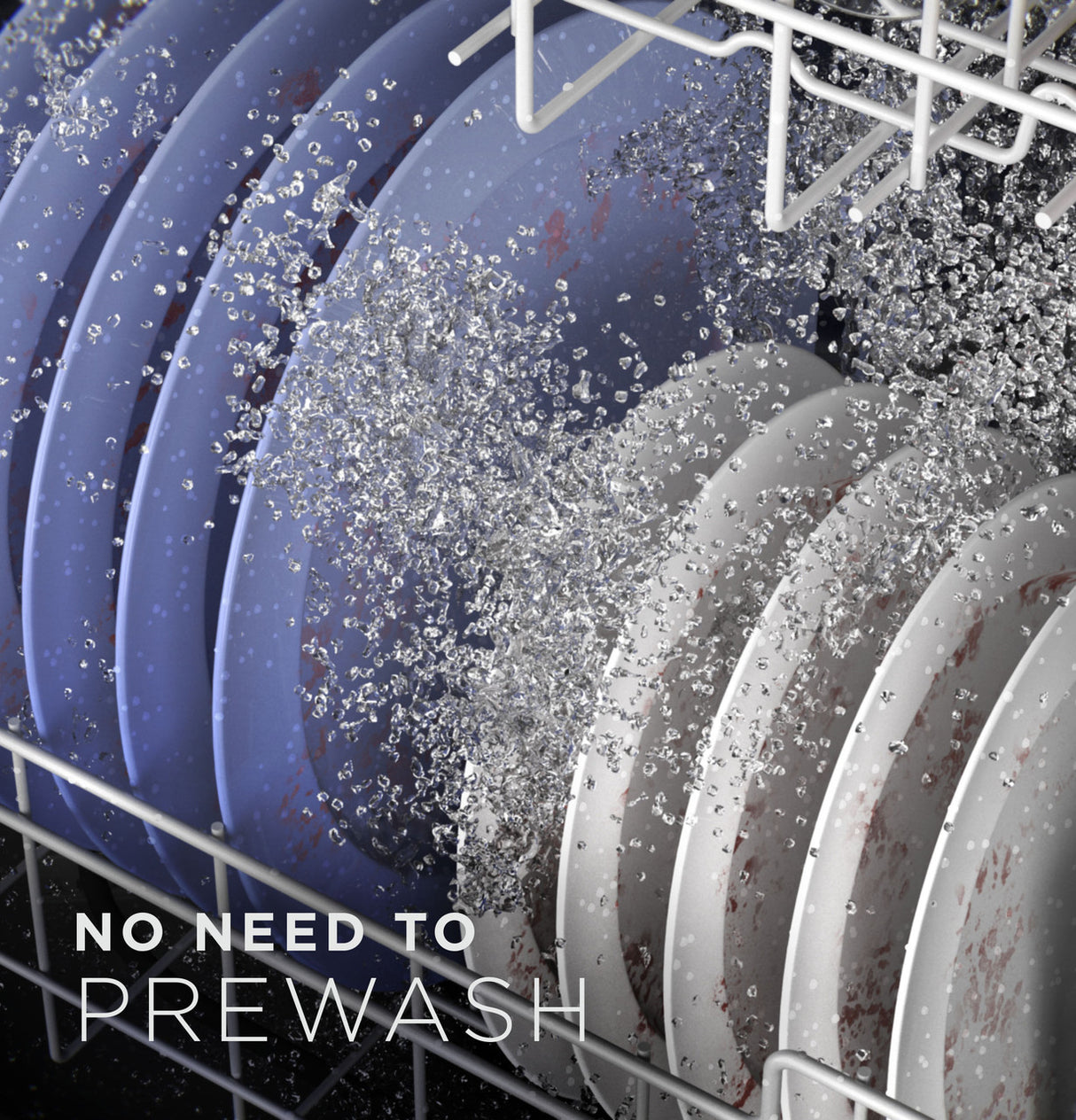 GE GDT595HYYFS dishwasher — detail view