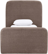 Fira - Chenille Fabric Upholstered Bed