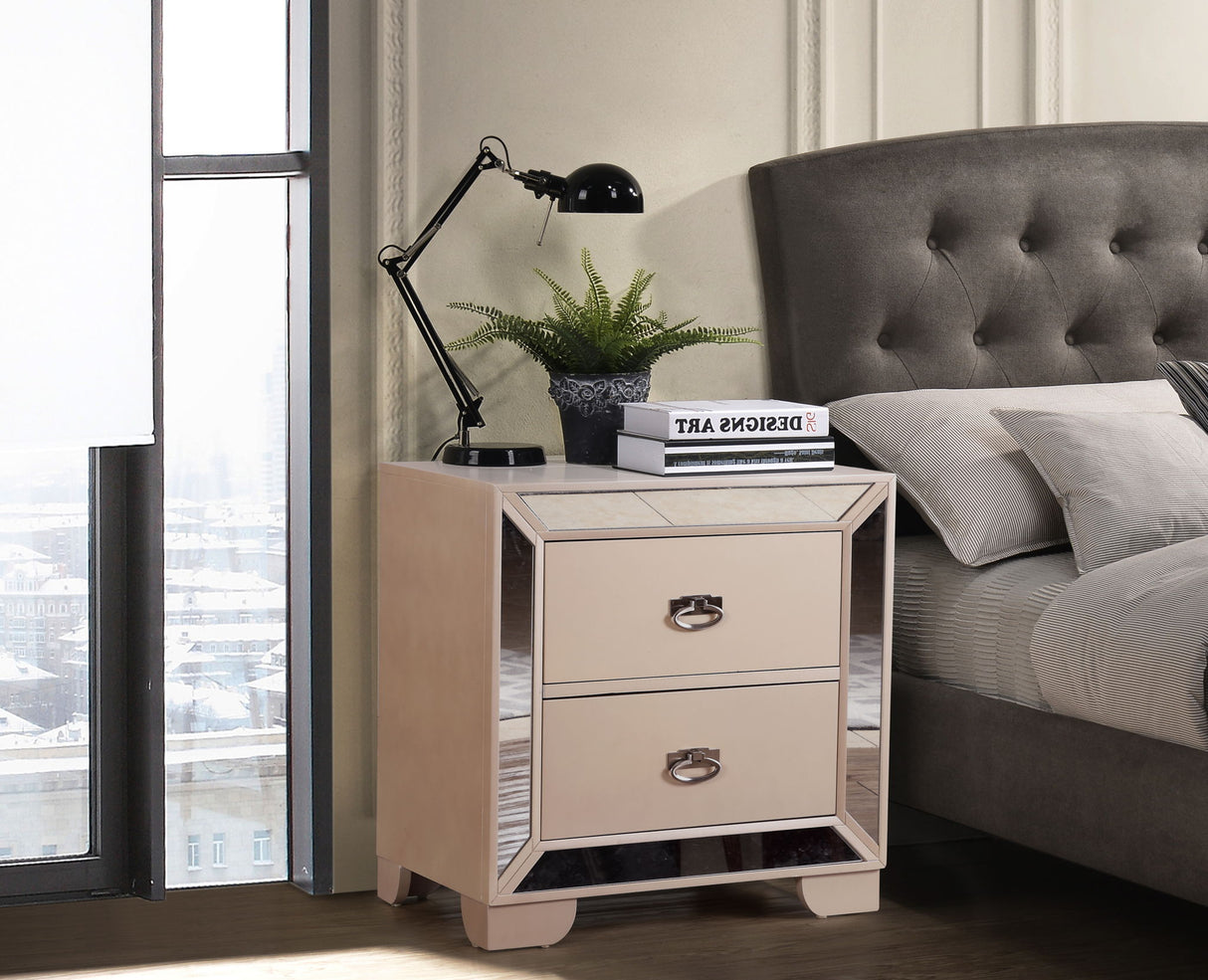 Contemporary Nightstand With Versatility