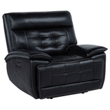 Hayden - Power Recliner With Dual Control, USB Charging Ports - Black