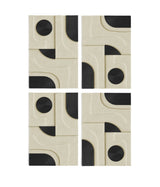 Element - Mango Wood 4 Piece Wall Art