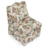 Stylish Flannel Dining Chair With Soft Cushion And Backrest